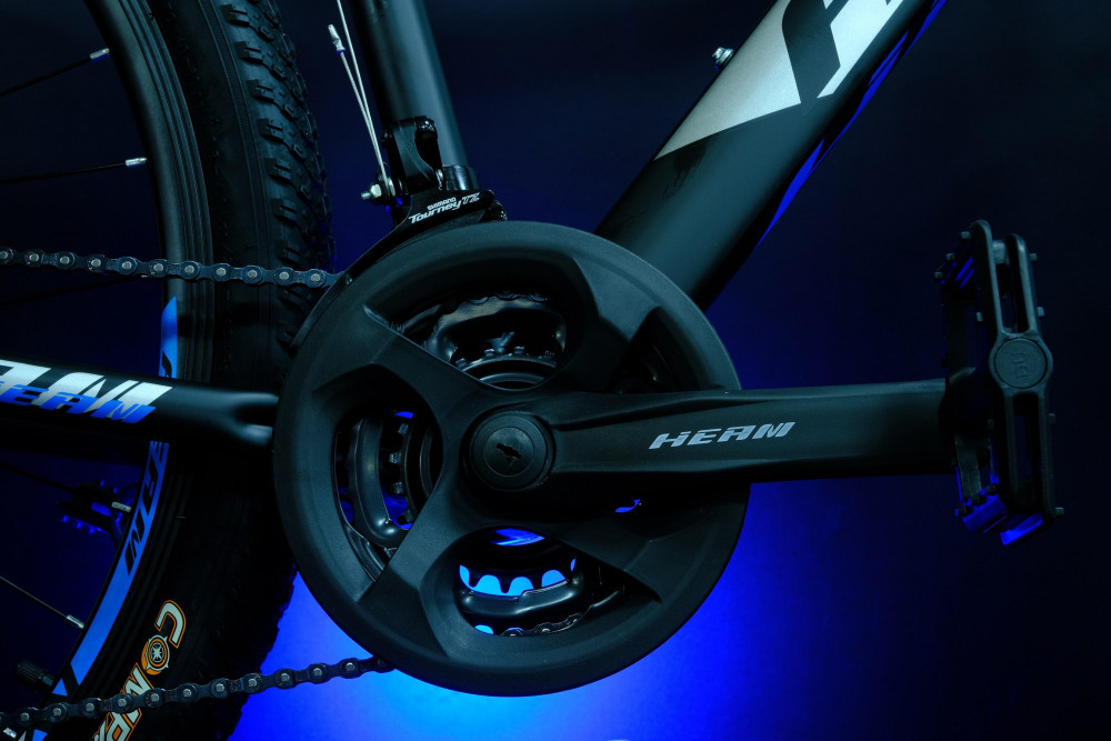 HEAM ALPHA 29 Prom Матовый Чёрный/Синий рама 19 (на рост 171-182)