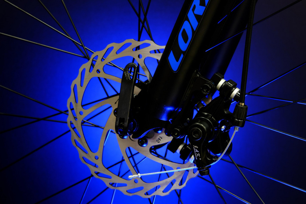 Lorak Race 26 Матовый Чёрный/Синий 15р (на рост 141-160)