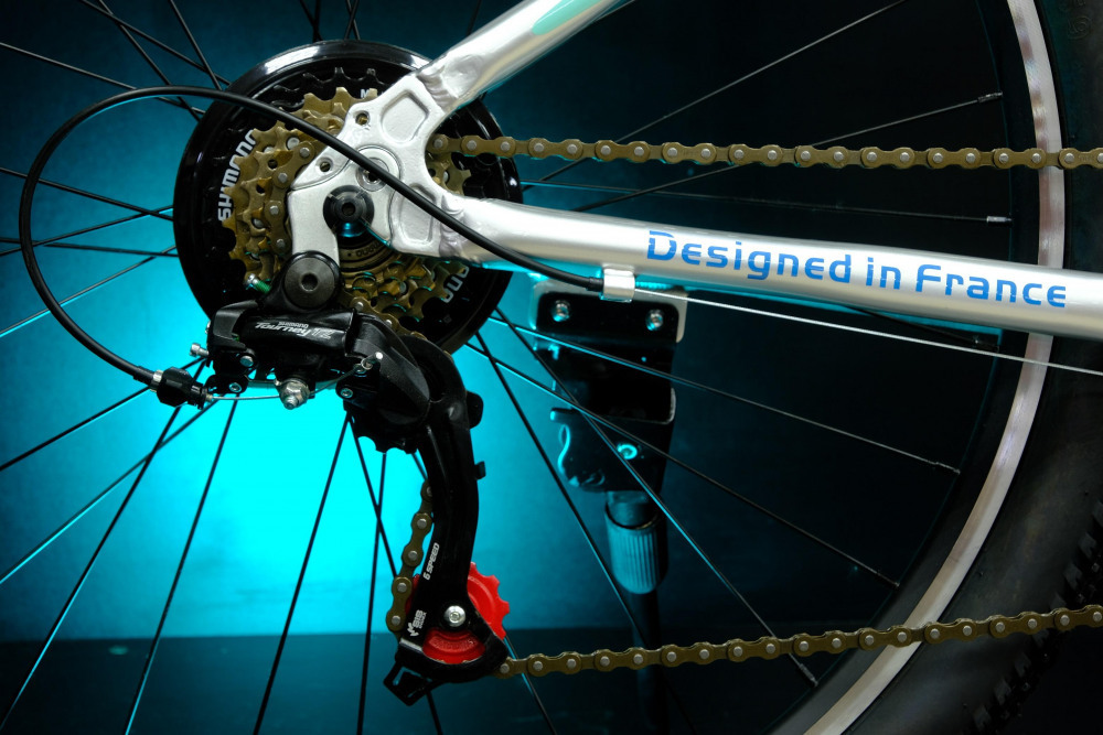 Lorak Glory 4 Серебристый/Бирюзовый рама 17 (на рост 155-173)