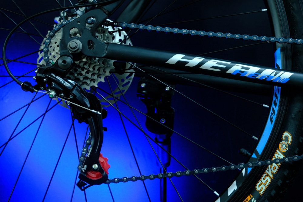 HEAM ALPHA 29 Prom Матовый Чёрный/Синий рама 21 (на рост 183-190)