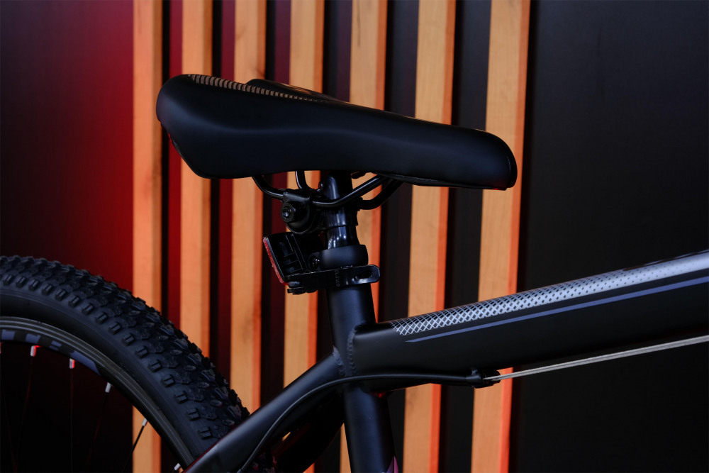 HEAM ALPHA 29 Prom Матовый Чёрный/Серый рама 21 (на рост 183-190)