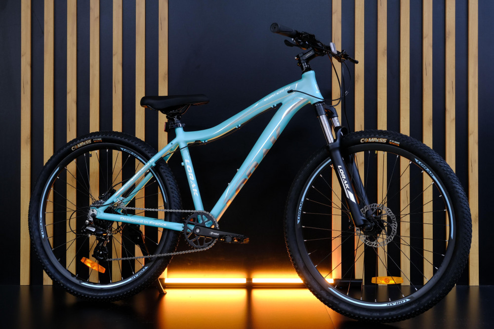 LORAK GLORY 250 HD Матовый Светло Голубой/Серебристый рама 19 (на рост 171-182)